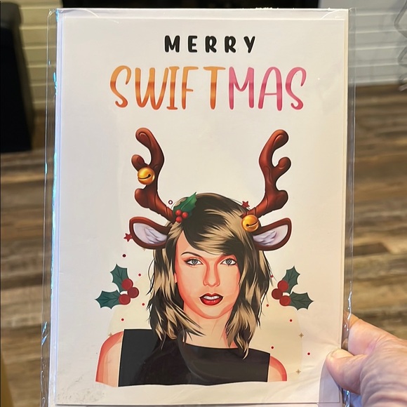 🎄 XMAS3- Merry Swiftmas Greeting Card - Picture 1 of 1
